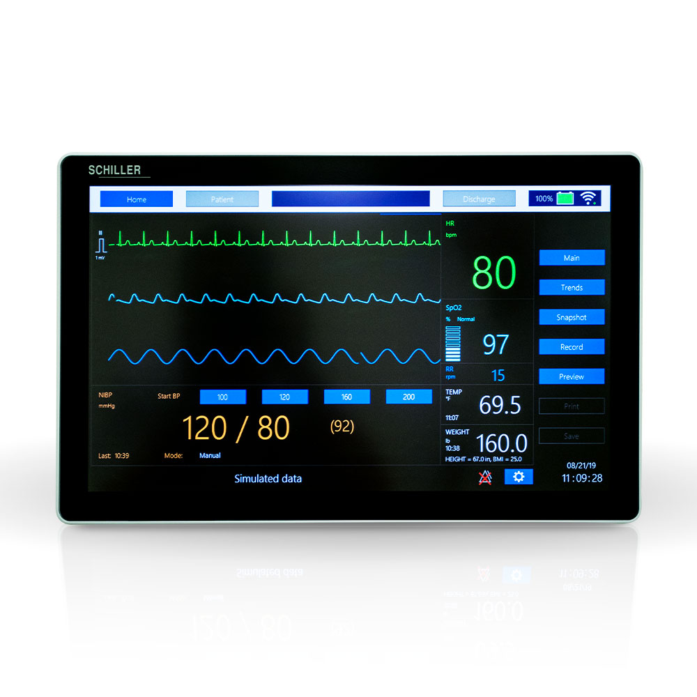 La estación diagnóstica DS-20 es un innovador equipo, único en el mercado. Tiene una pantalla táctil en alta resolución de 18.6 “, a color.