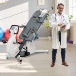 Ergómetro 911 LS Easy Echocouch para prueba de esfuerzo con ecocardiografía.