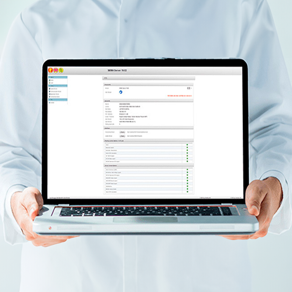 SEMA Client es una aplicación cliente–servidor que permite la interacción de los usuarios con los estudios médicos de los equipos SCHILLER.