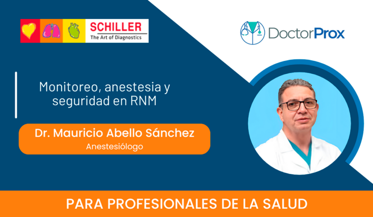 Webinar impartido por el Dr. Mauricio Abello, donde analizó aspectos esenciales sobre monitoreo, anestesia y seguridad en RM.